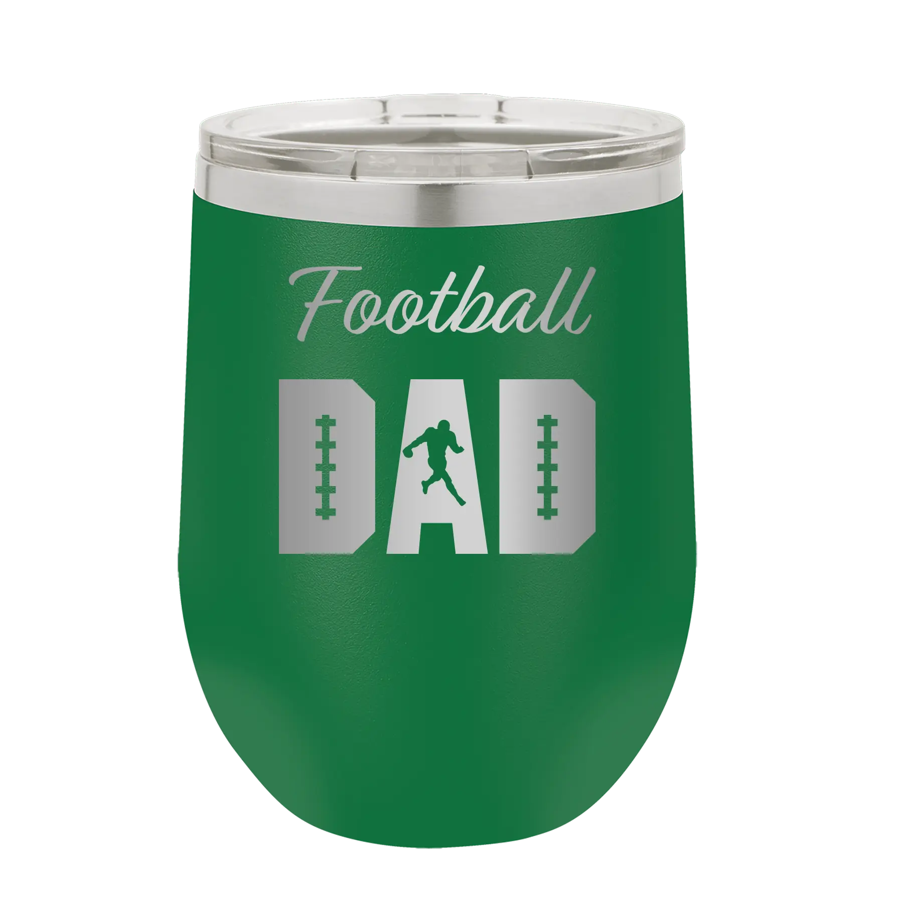 Football Dad2 Wine Cup | Green
