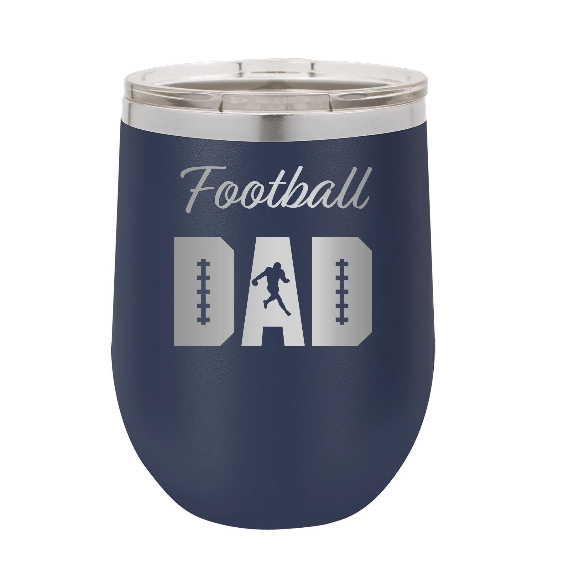 Football Dad2 Wine Cup | Navy