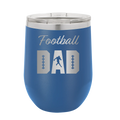 Football Dad2 Wine Cup | Royal Blue
