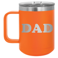 Golf Dad 15 oz Mug | Orange