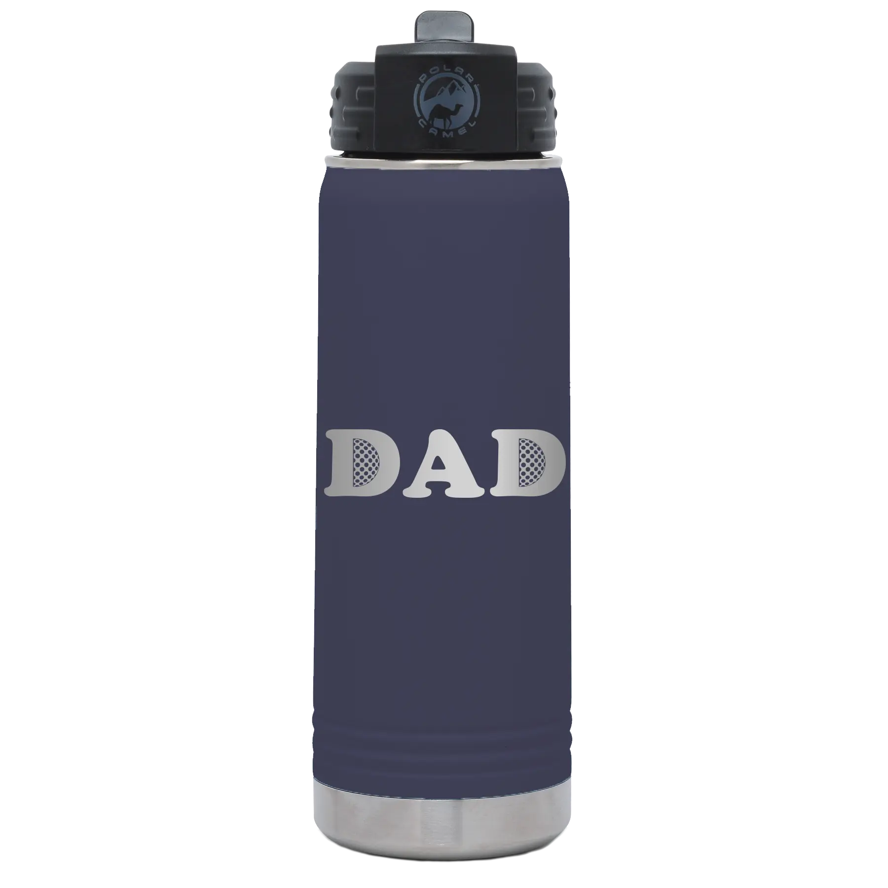 Golf Dad 20 oz Water Bottle | Navy