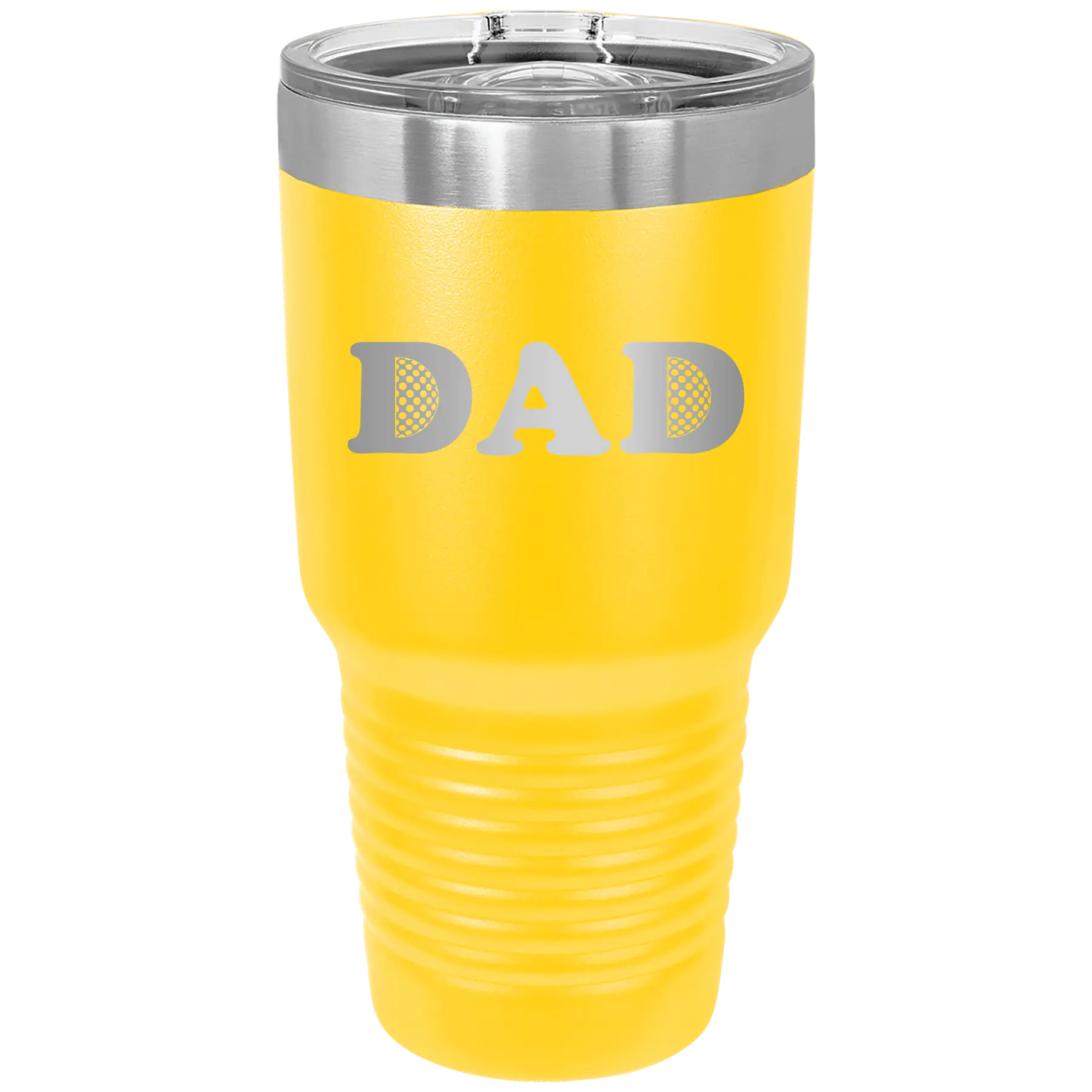 Golf Dad 30 oz Tumbler | Yellow