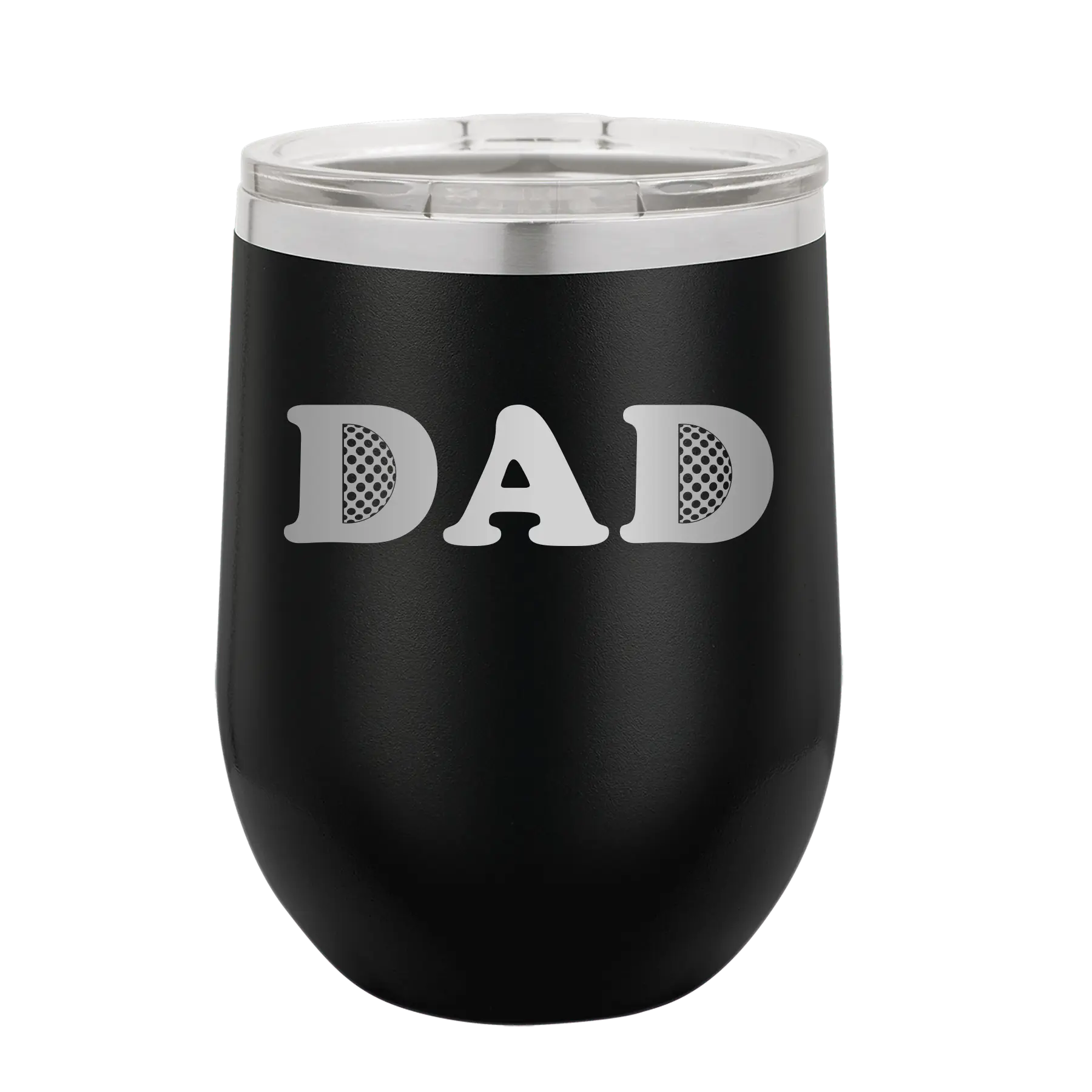 Golf Dad Wine Cup | Black