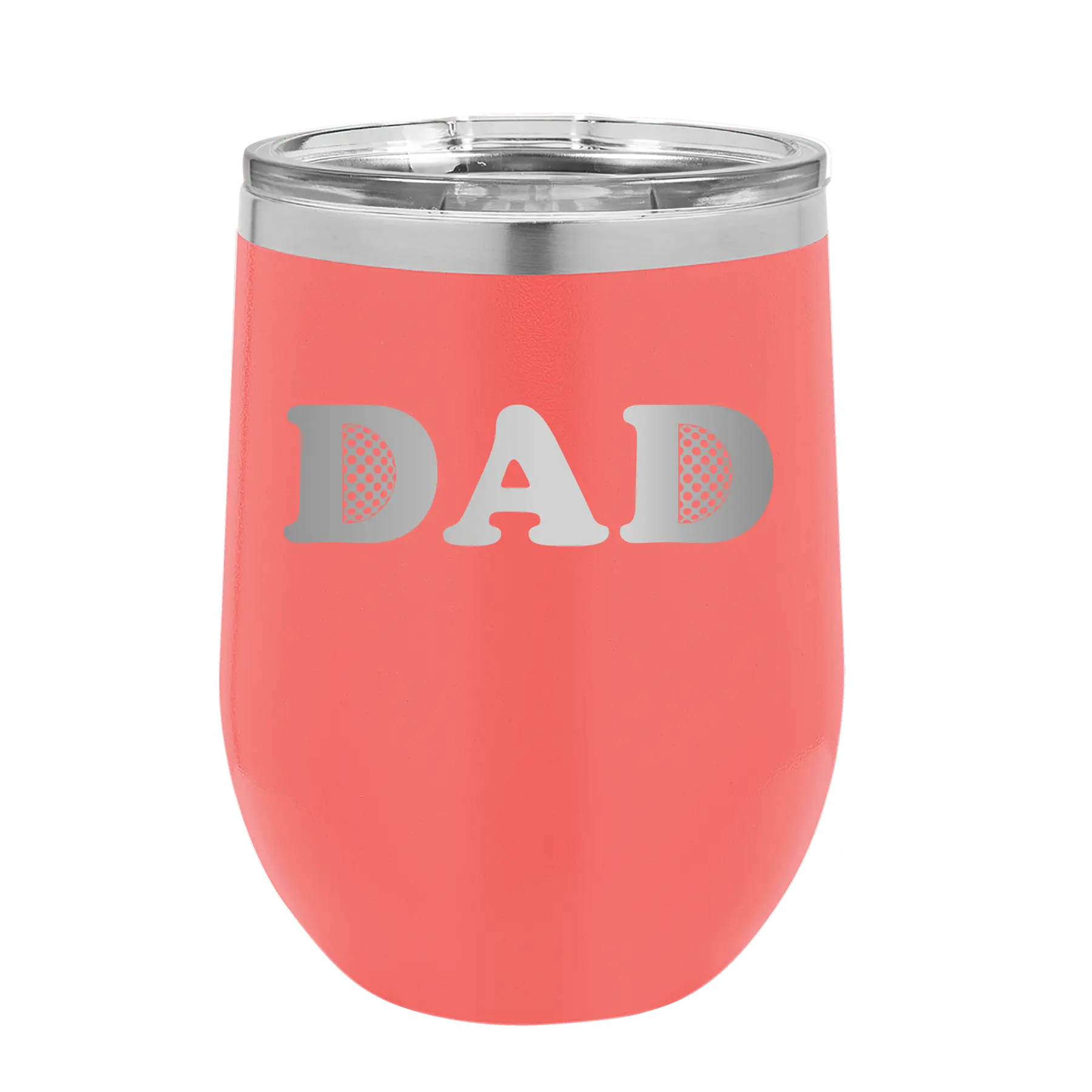 Golf Dad Wine Cup | Coral