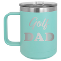 Golf Dad2 15 oz Mug | Teal