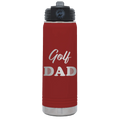 Golf Dad2 20 oz Water Bottle | Maroon