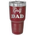 Golf Dad2 30 oz Tumbler | Maroon