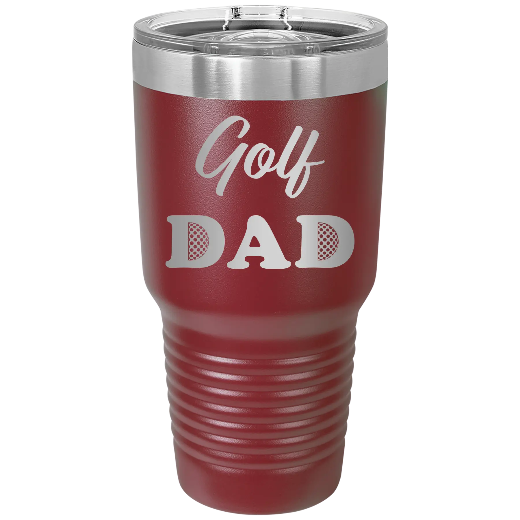 Golf Dad2 30 oz Tumbler | Maroon