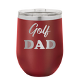 Golf Dad2 Wine Cup | Maroon
