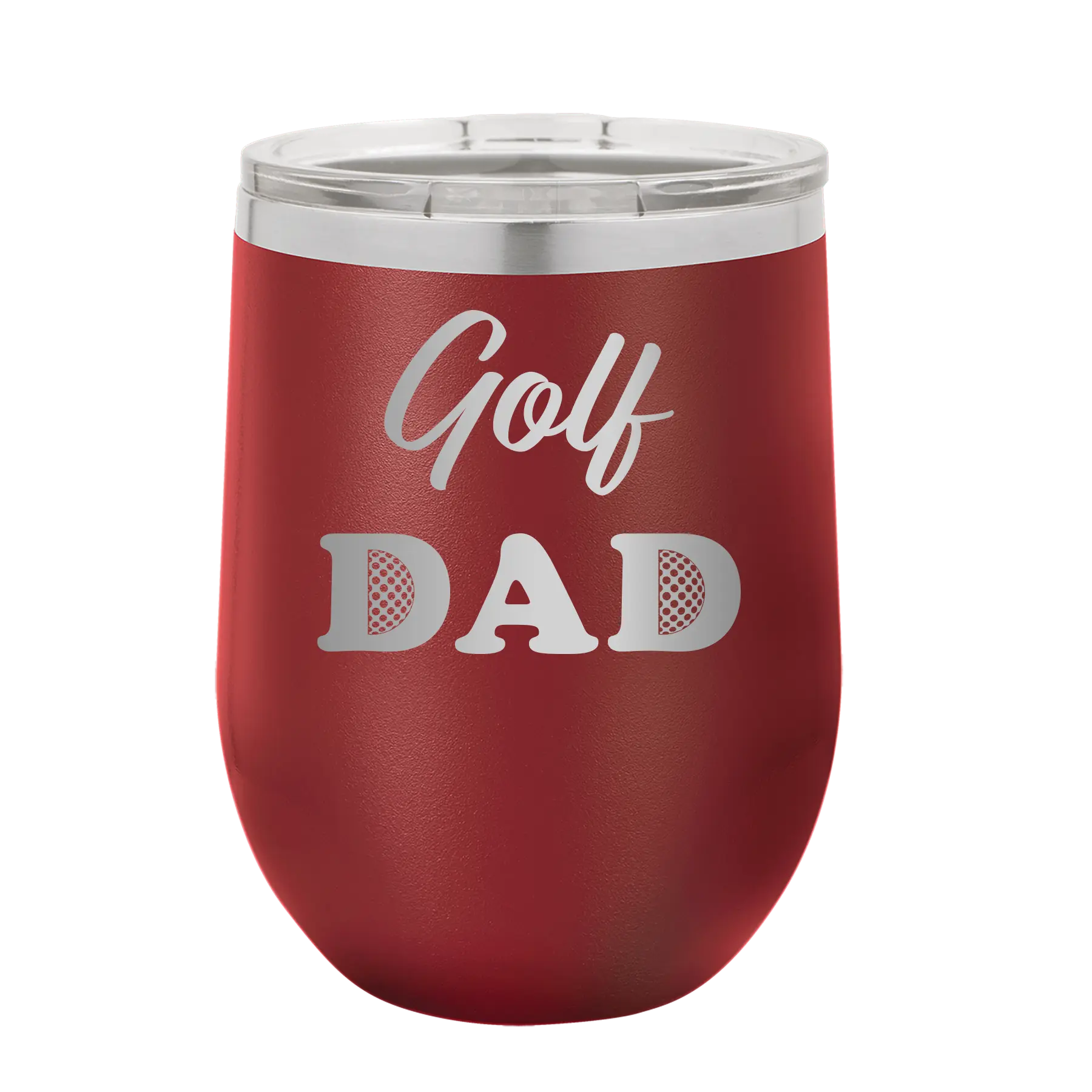 Golf Dad2 Wine Cup | Maroon