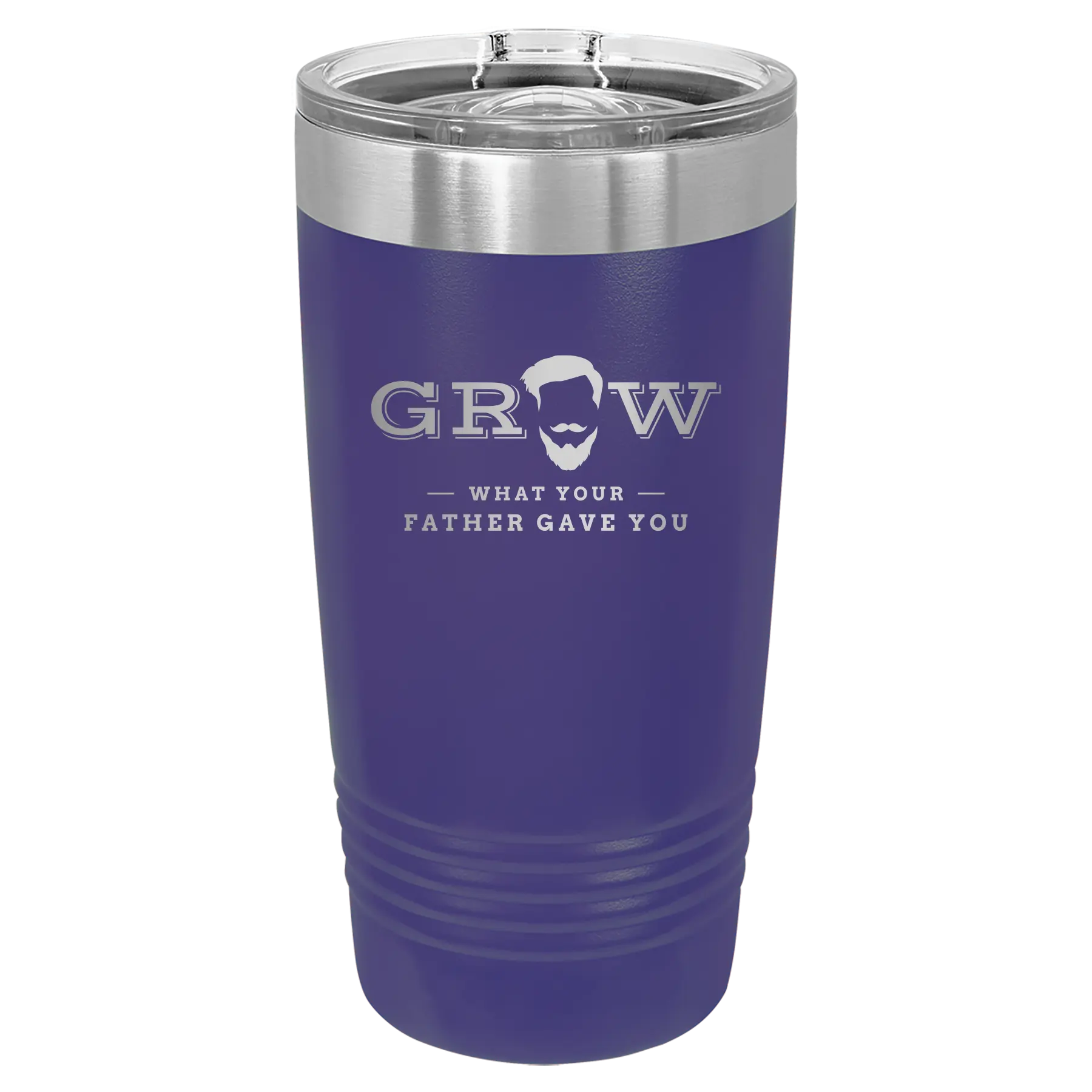 Grow What Your Father Gave You 20 oz Tumbler | Purple