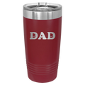 Hockey Dad 20 oz Tumbler | Maroon