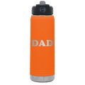 Hockey Dad 20 oz Water Bottle | Orange