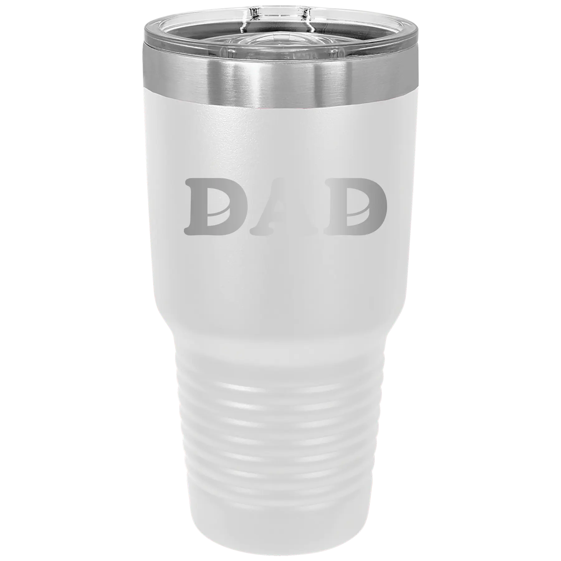 Hockey Dad 30 oz Tumbler | White