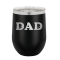 Hockey Dad Wine Cup | Black