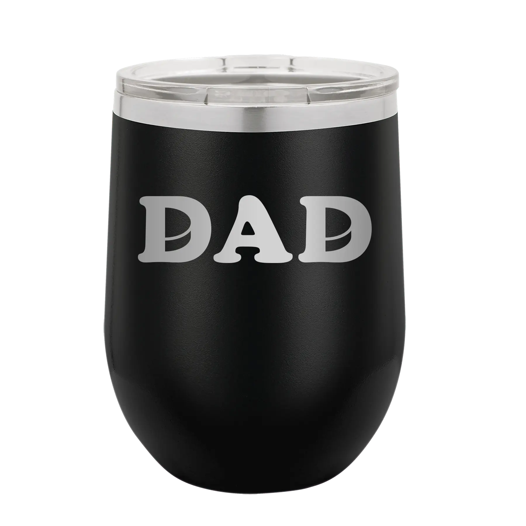 Hockey Dad Wine Cup | Black
