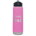 Hockey Dad2 20 oz Water Bottle | Light Purple