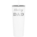 Hockey Dad2 20.9 oz Tumbler | White
