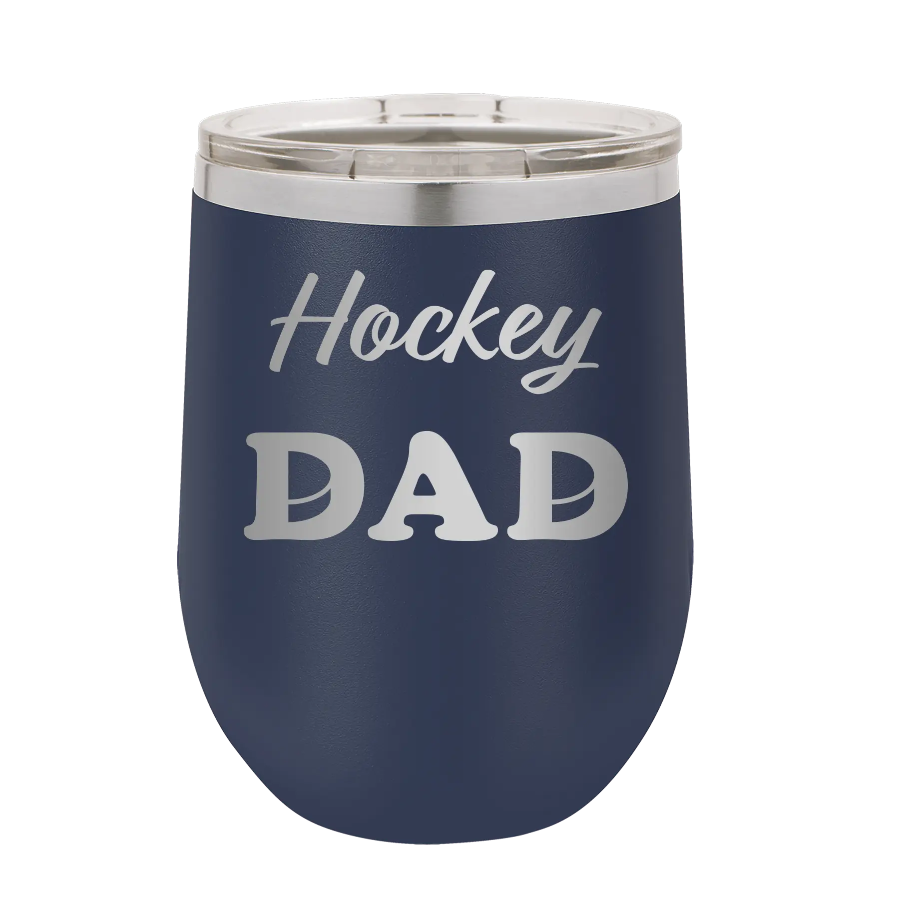 Hockey Dad2 Wine Cup | Navy