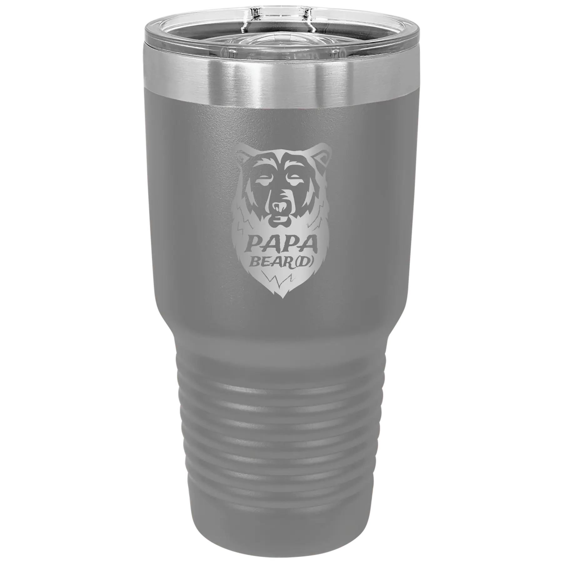 Papa Beard 30 oz Tumbler | Dark Gray