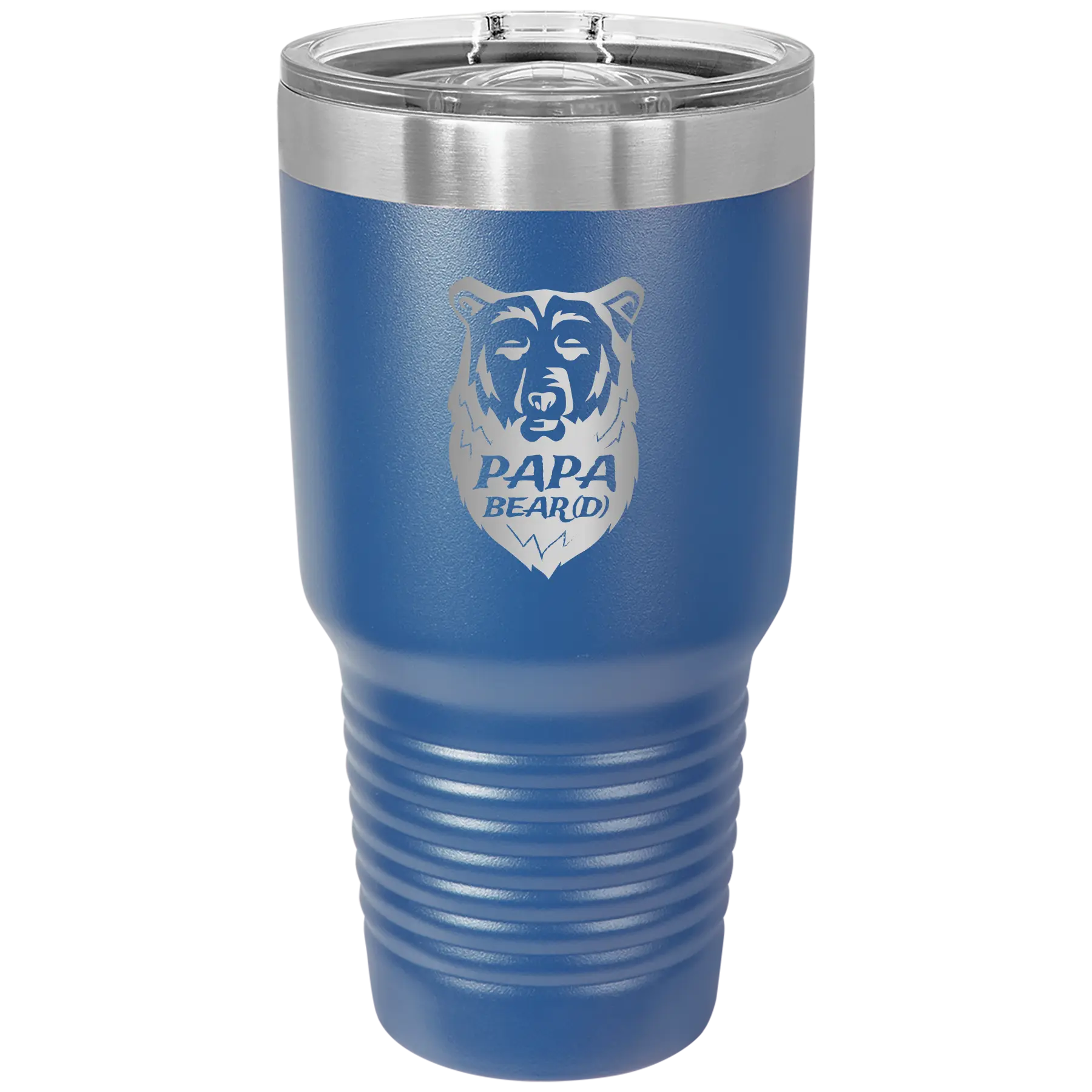 Papa Beard 30 oz Tumbler | Royal Blue