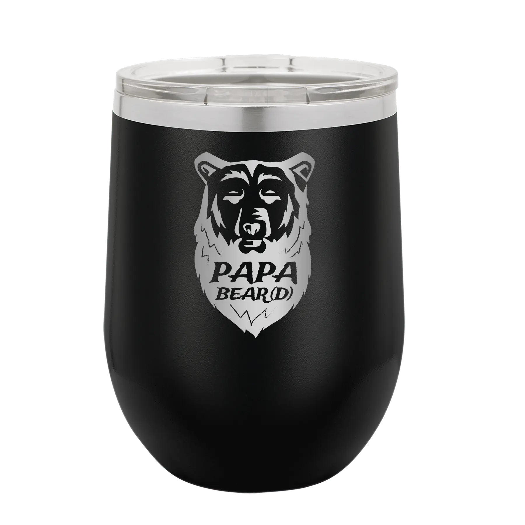 Papa Beard Wine Cup | Black