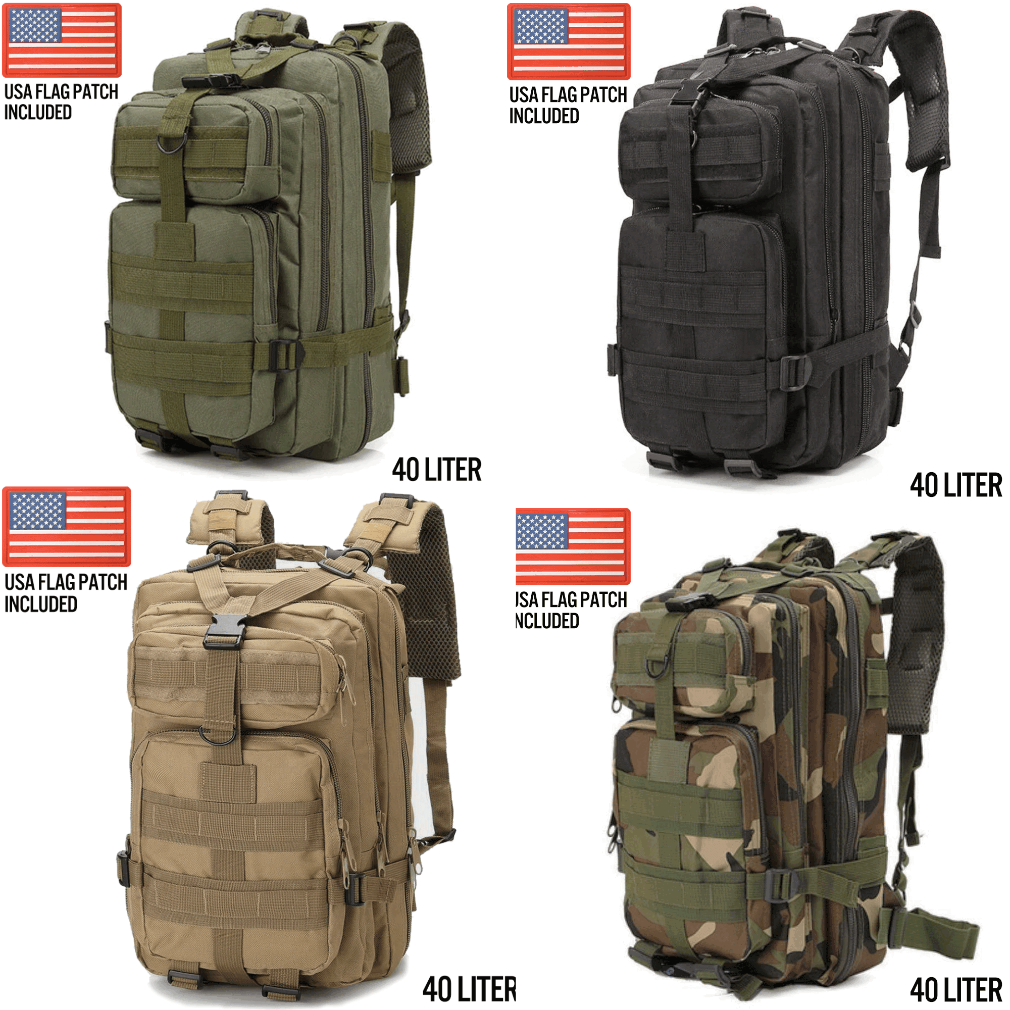 Tactical Backpack 40L – Survival & Bug-Out Bag, XGear