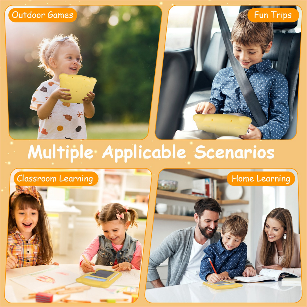 100 Words Talking Flash Cards 5.5In Toddler LCD Writing Tablet with 50 Double-sided Cards Stylus Pen Electronic Cognitive Audio Toddler Reading Machin