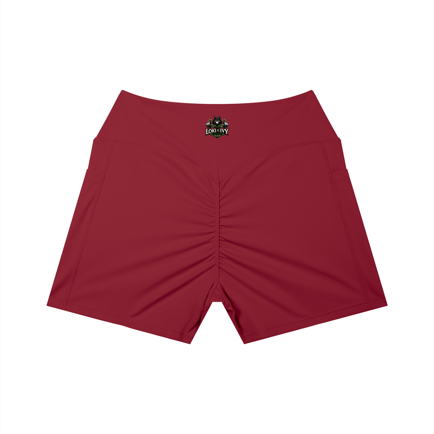 Loki & Ivy Women’s High Rise Pocket Yoga Shorts