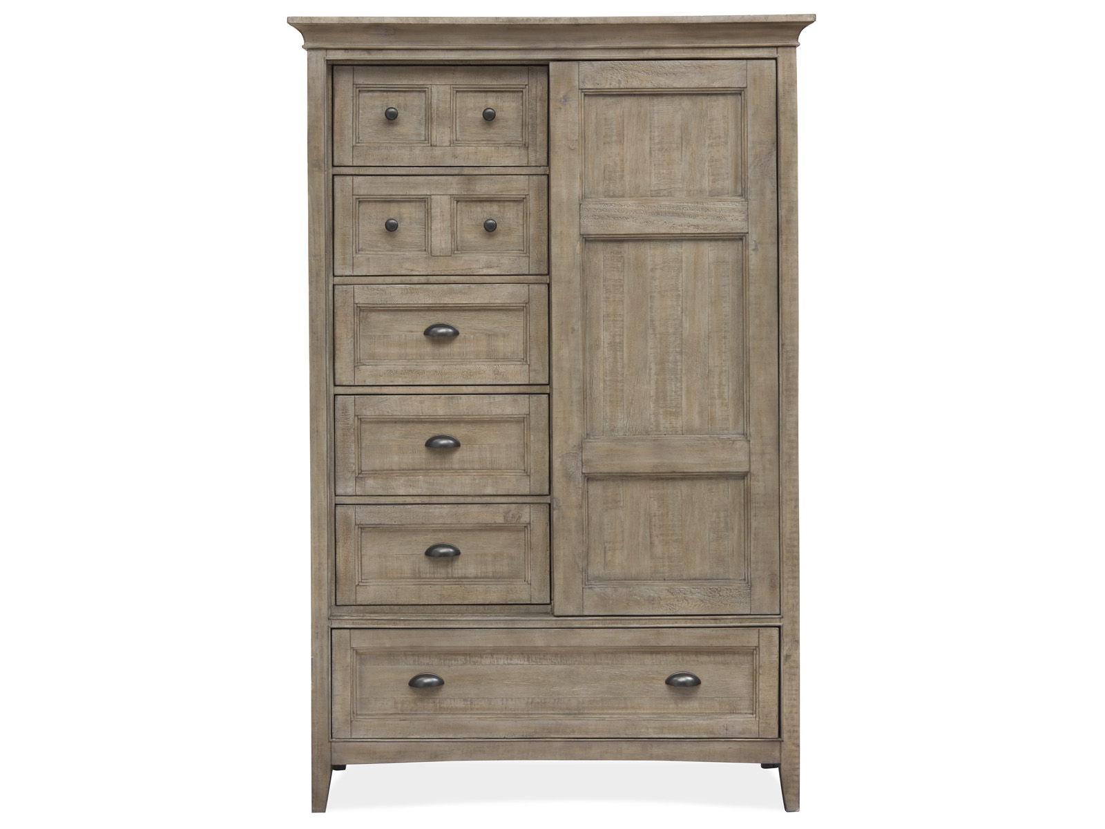 Paxton Place - Wood Door Chest - Dove Tail Gray