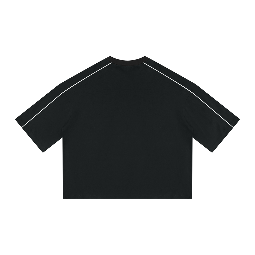 Loki & Ivy Unisex Heavyweight Boxy Piping T-Shirt
