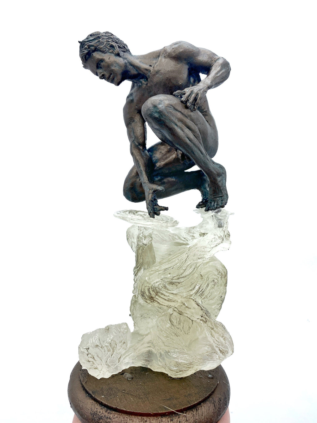 Narcissus' Reflection Statue: Introspection and Identity, Translucent Version