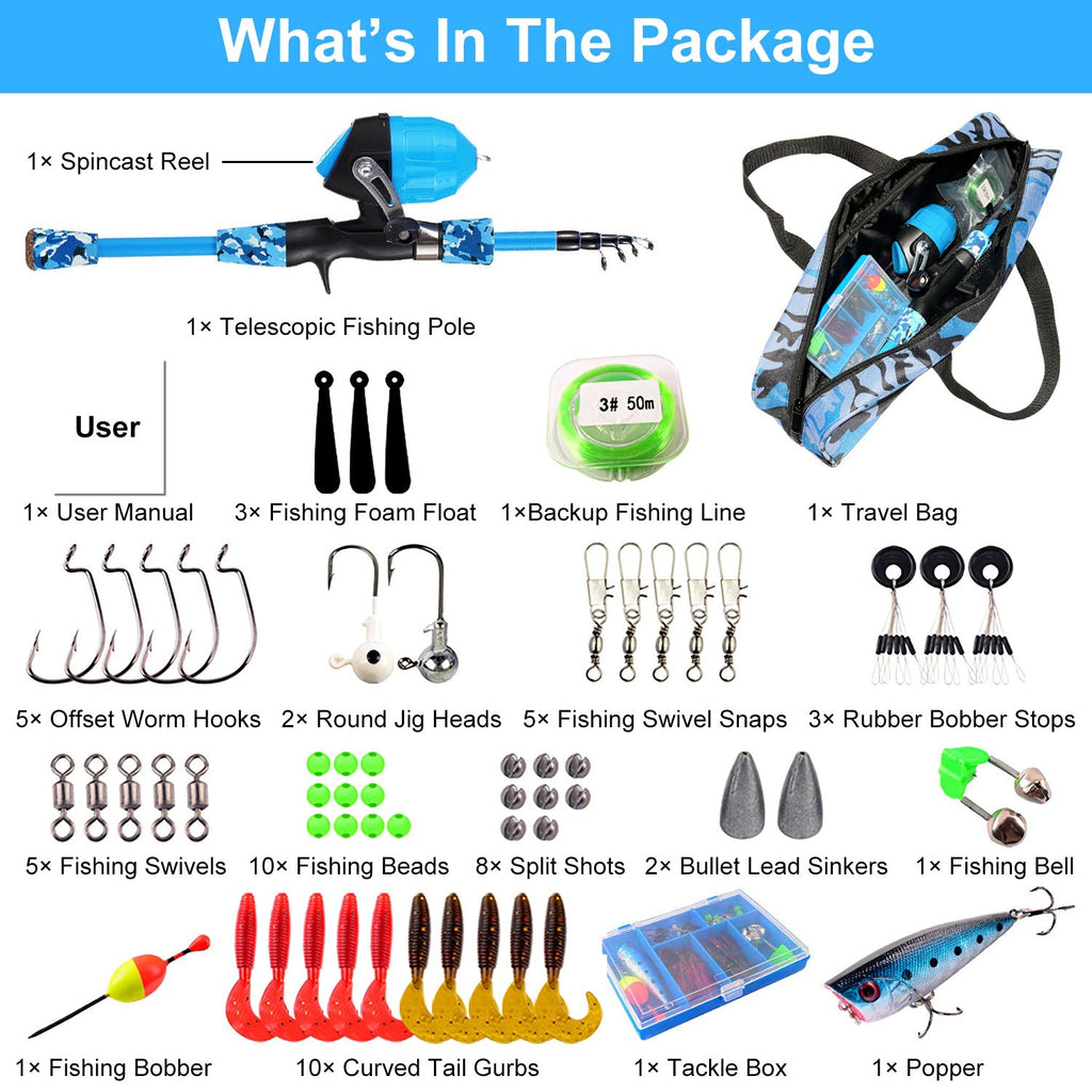 GBruno Kids Fishing Pole Set