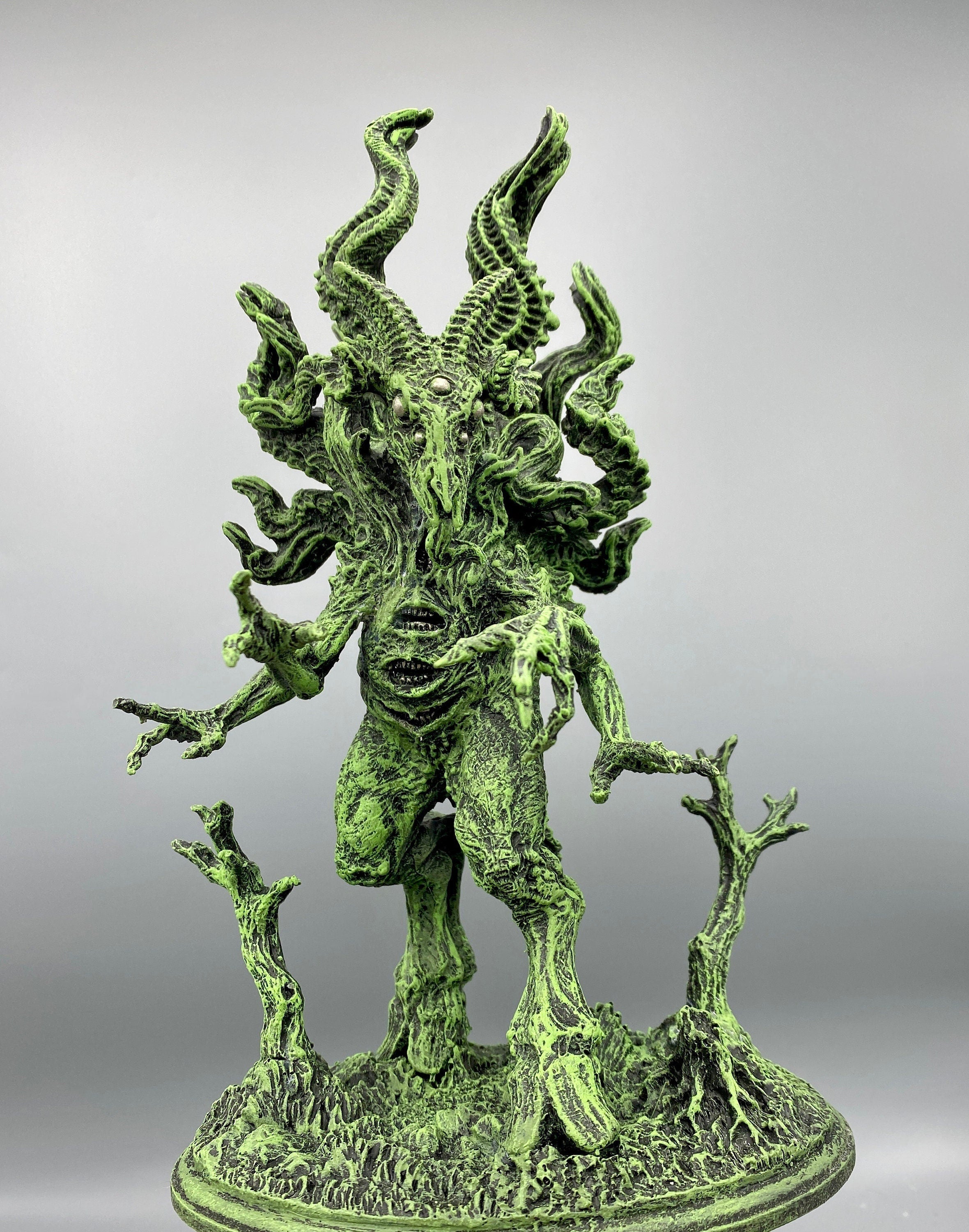 H.P. Lovecraft’s Shub-Niggurath Statue, Hand Painted Sculpture | Cthulhu Mythos Monster Figurine | Lovecraftian Horror Decor and Gamer Gift
