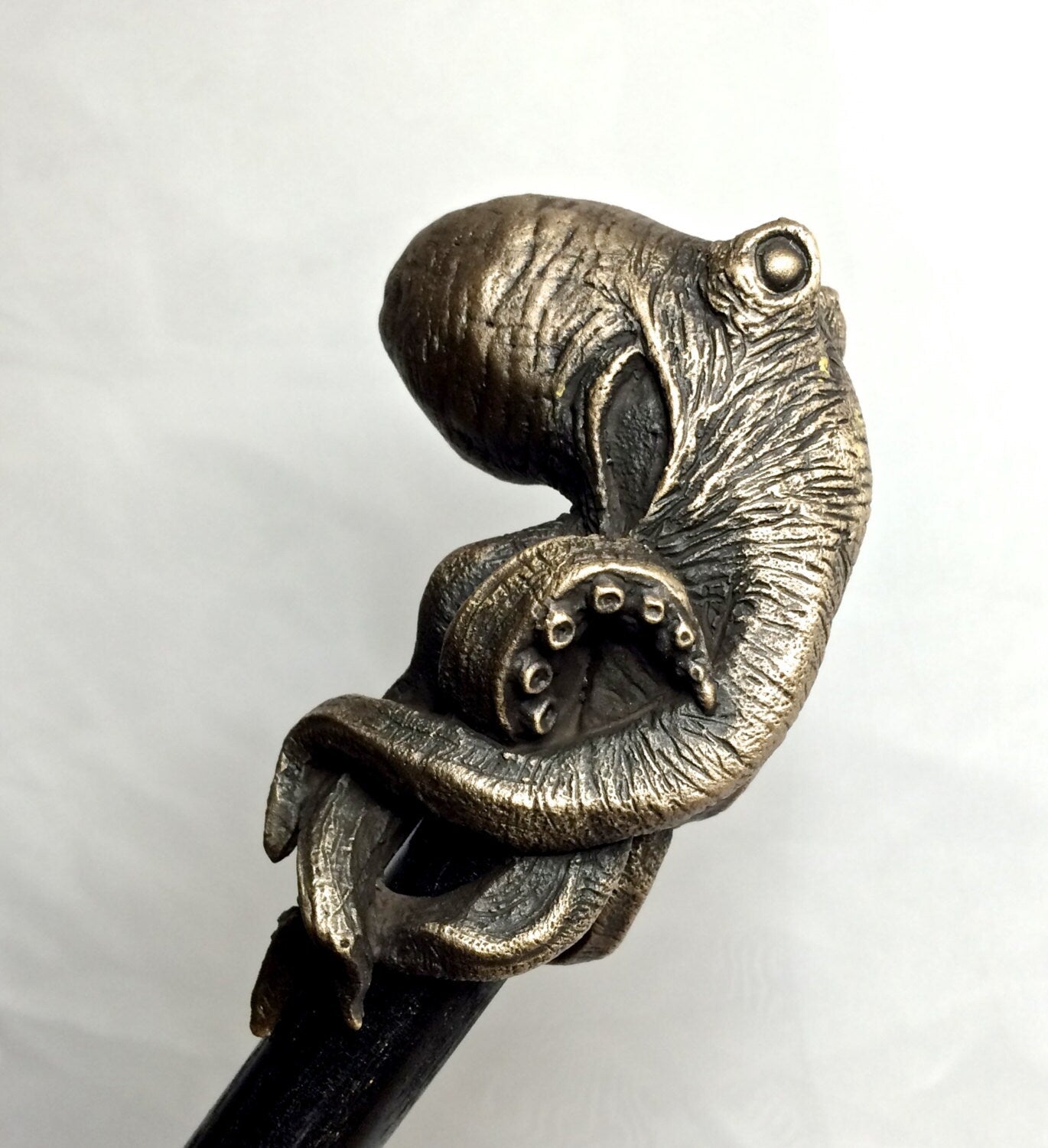 Kraken Cane, Limited Edition Bronze