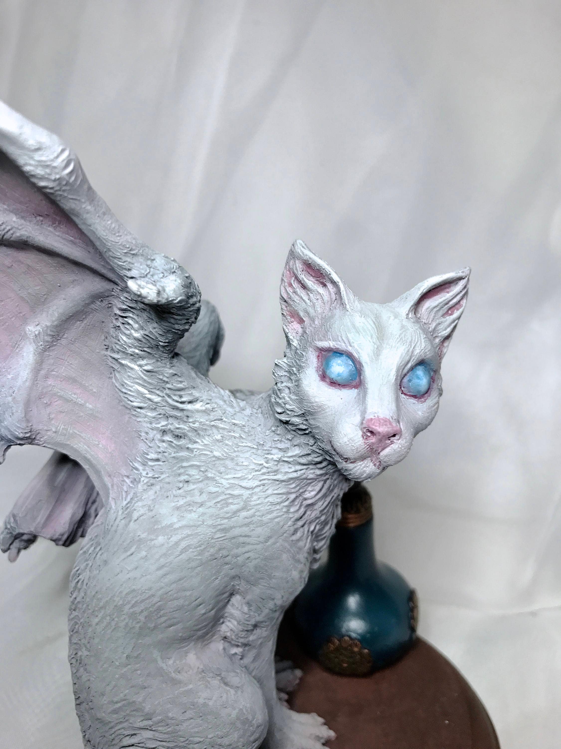 Fairy Cat: Witch's Familiar Statue, Full Color