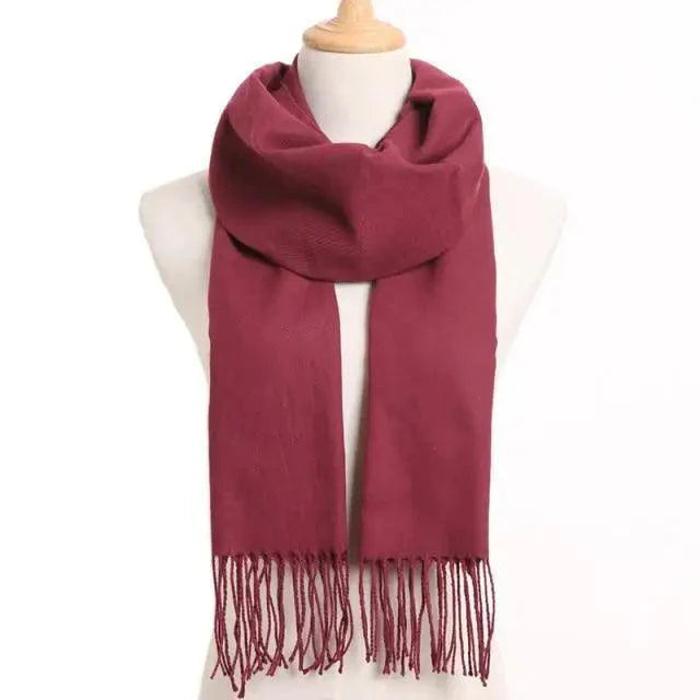 Winter Scarf Women Warm Solid Scarves Fashion Casual Scarfs For Women Casual Scarfs For Winter