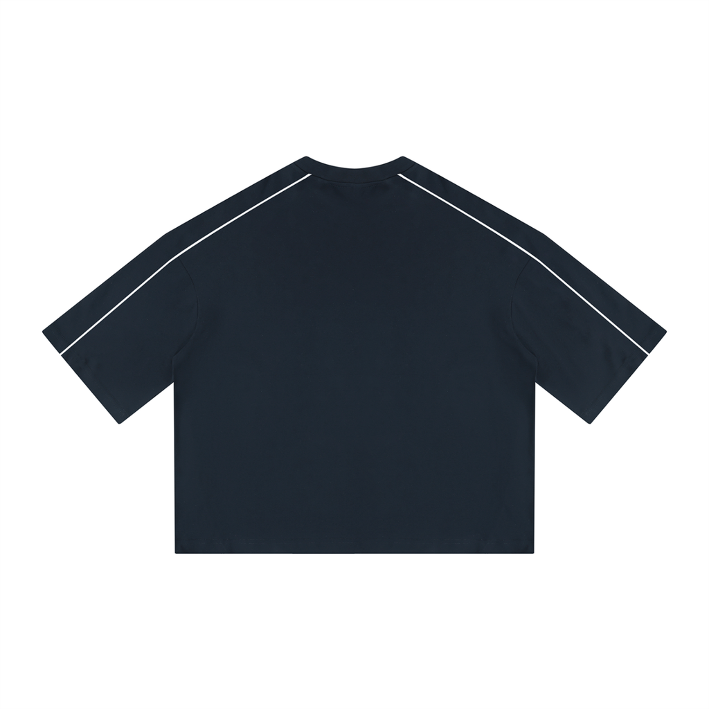 Loki & Ivy Unisex Heavyweight Boxy Piping T-Shirt