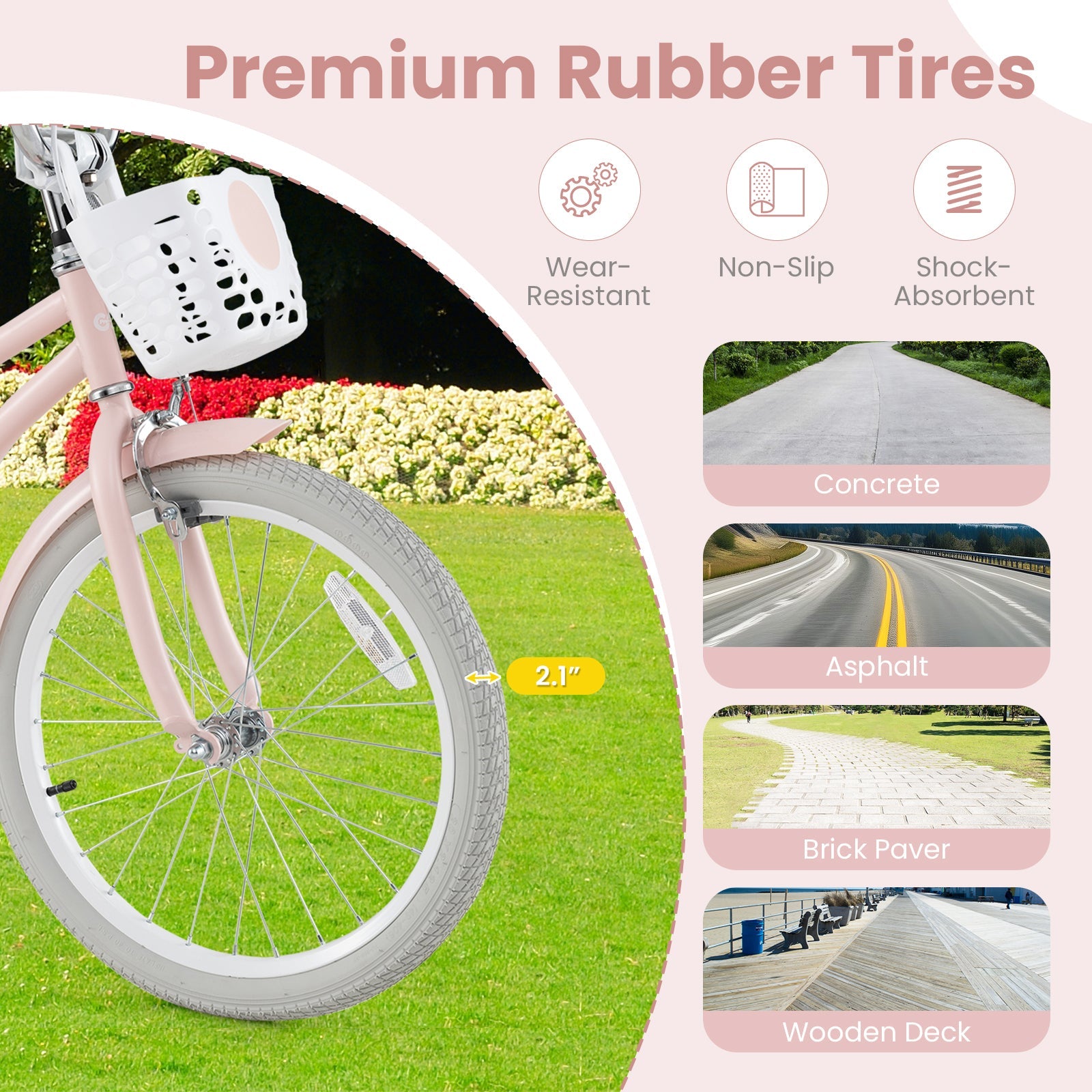 20 Inch Kids Bike with Kickstand for Boys Girls