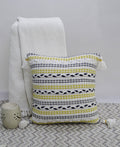 Throw Pillow with Braids for couch