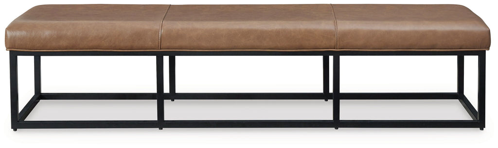 Joston - Accent Bench - Caramel