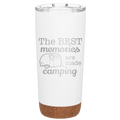 Camping 20 oz Tumbler | White