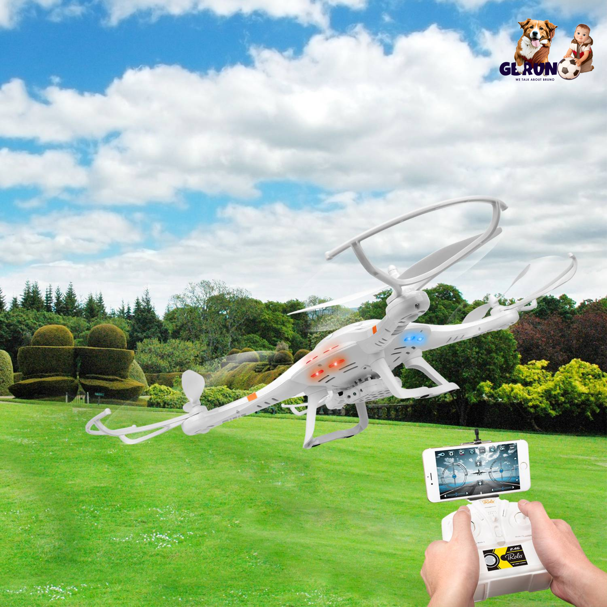 4.5 Ch 6 Axis Gyro 4 Motor 2.4Ghz RC WIFI FPV Quadcopter with HD Camera