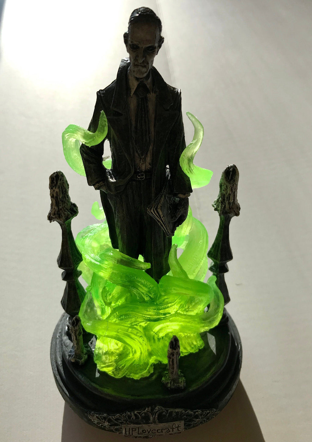 H.P. Lovecraft Statue, designed with Abigail Larson