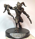 Krampus III Statue, Hand Painted Resin Sculpture, Bronze Finish |Mythical Creature Figurine |Dark Christmas Demon, Gothic Folklore Decor