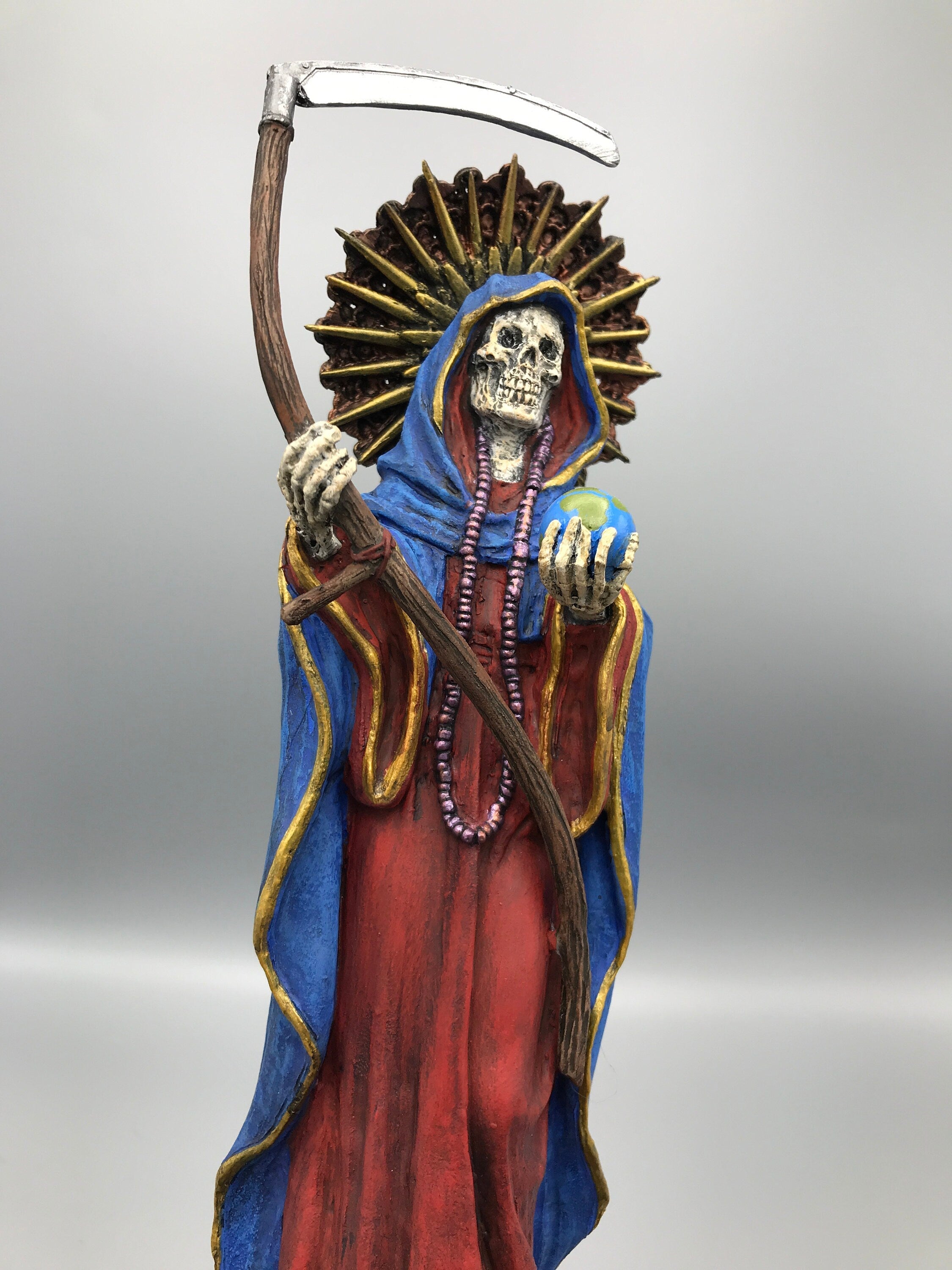 Santa Muerte Statue, Full Color