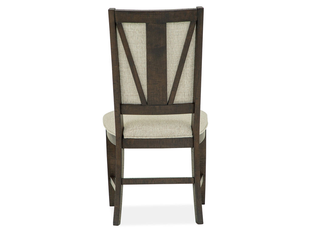 Westley Falls - Step Up Side Chair With Upholstered Seat & Back (Set of 2) - Graphite