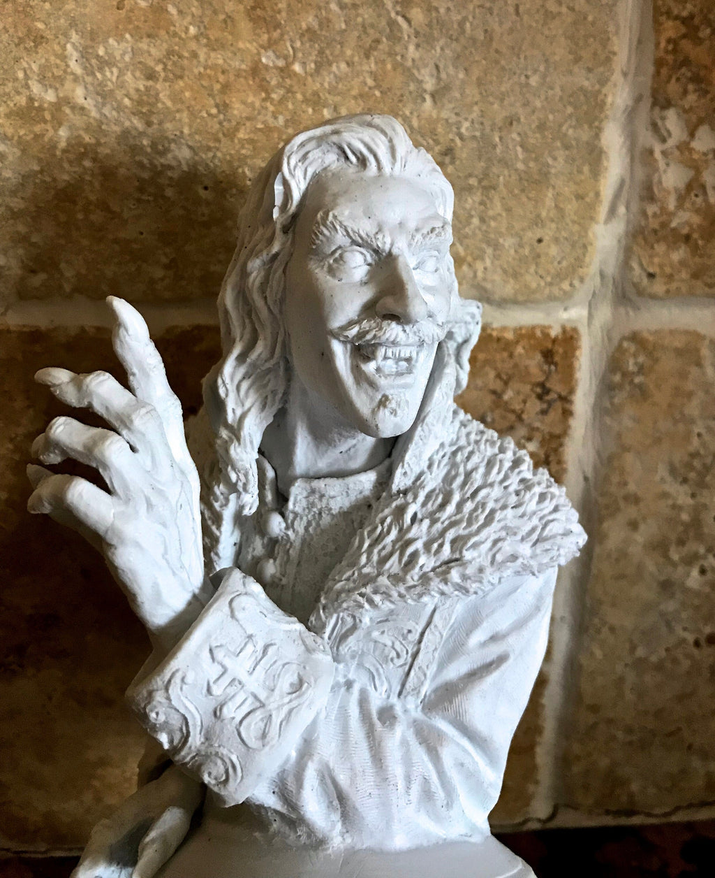 Dracula: Vlad the Impaler Bust | Legendary Vampire Figurine | Victorian Gothic Undead Creature | Dark Art Gift and Spooky Home Decor