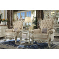 Picardy II - Accent Chair With Pillow - Fabric & Antique Pearl