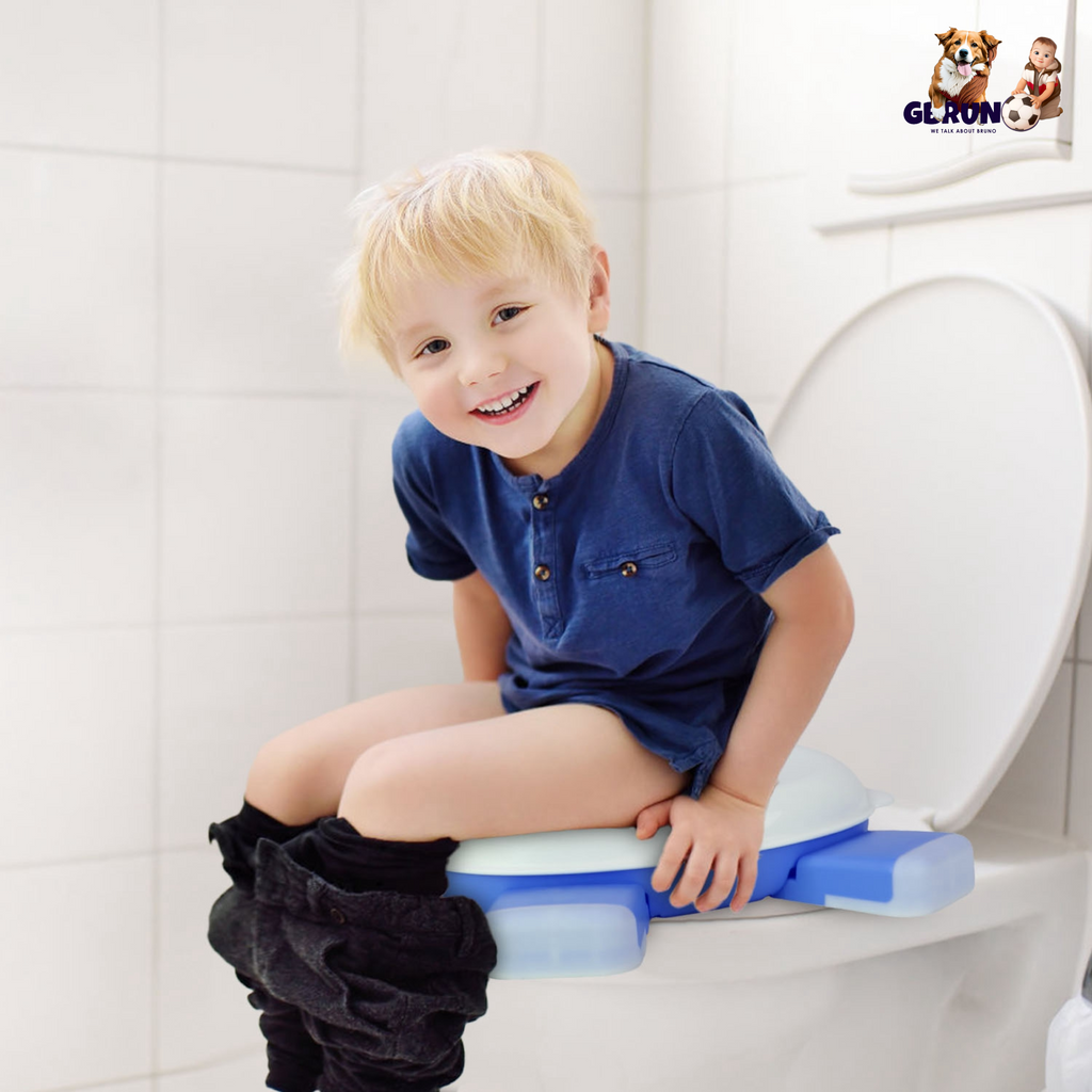 Portable Toddler Potty Toilet Foldable Potty Training Seat Cover with Splash Guard Include Storage Bag 20Psc Potty Bags Baby Toilet Trainer for Indoor